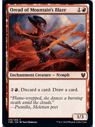 Oread of Mountain's Blaze - THB - C 