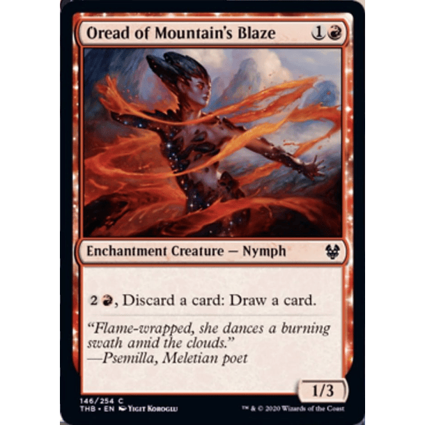 Oread of Mountain's Blaze - THB - C 