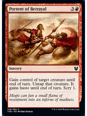 Portent of Betrayal - THB - C
