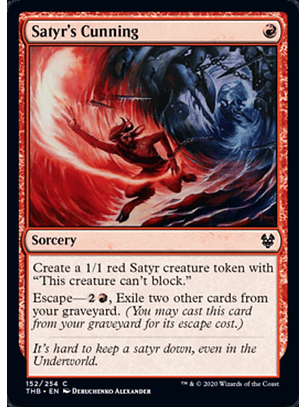 Satyr's Cunning - THB - C 
