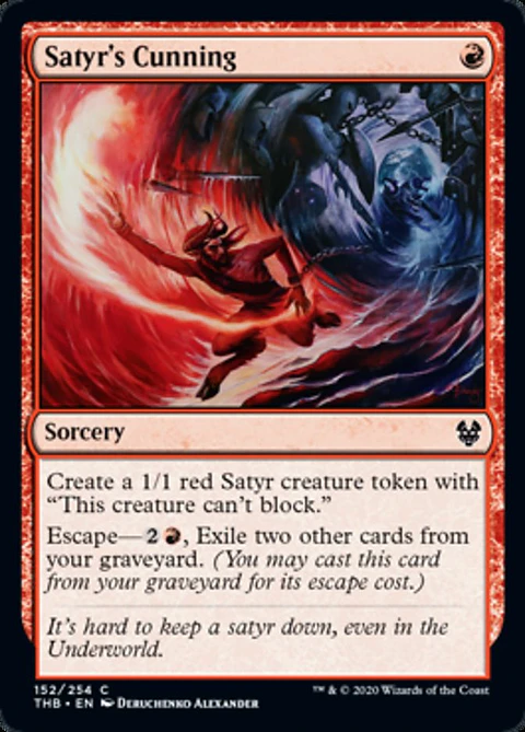 Satyr's Cunning - THB - C 