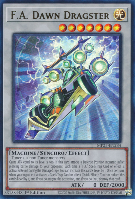 F.A. Dawn Dragster - MP25-EN284 - Ultra Rare 1