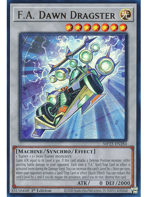 F.A. Dawn Dragster - MP25-EN284 - Ultra Rare