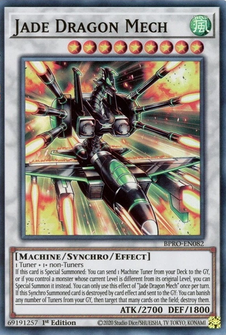 Jade Dragon Mech - BPRO-EN082 - Super Rare  1