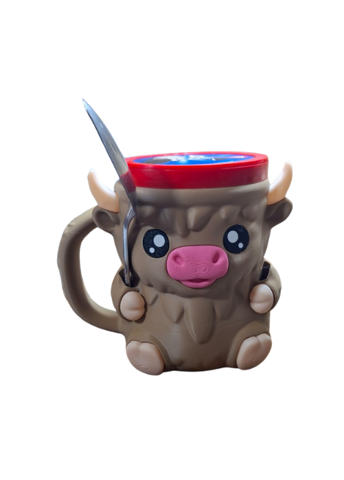 Vaca Highland Porta Helado o Maruchan 1