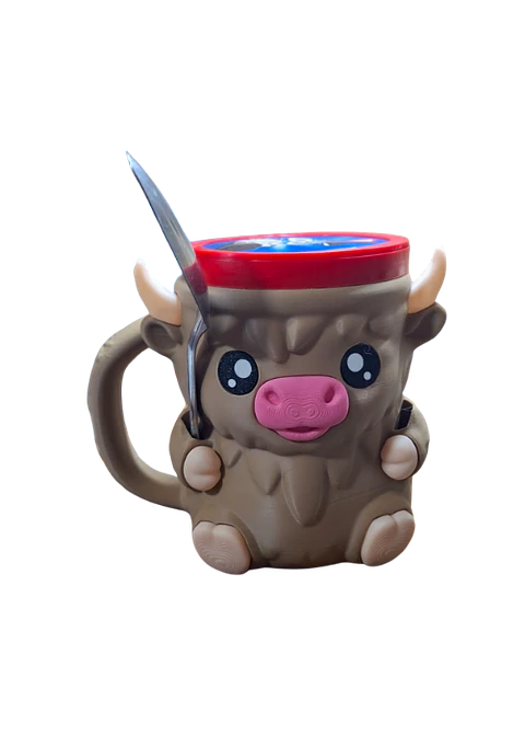 Vaca Highland Porta Helado o Maruchan
