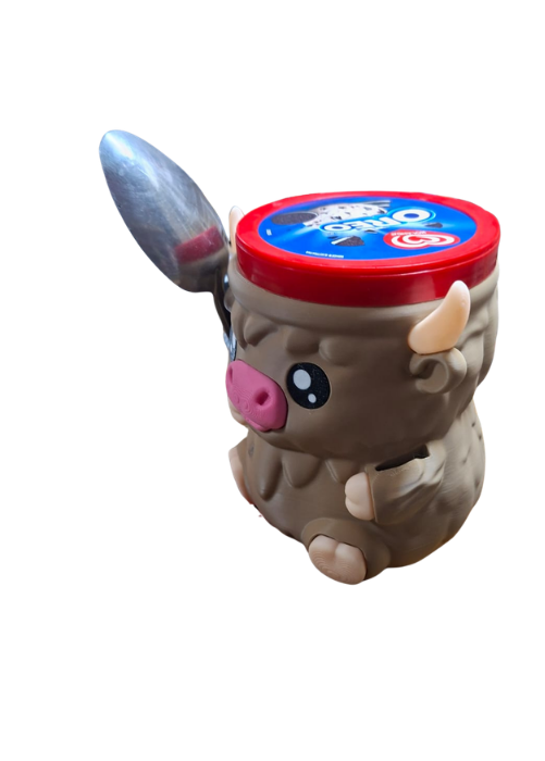 Vaca Highland Porta Helado o Maruchan 2