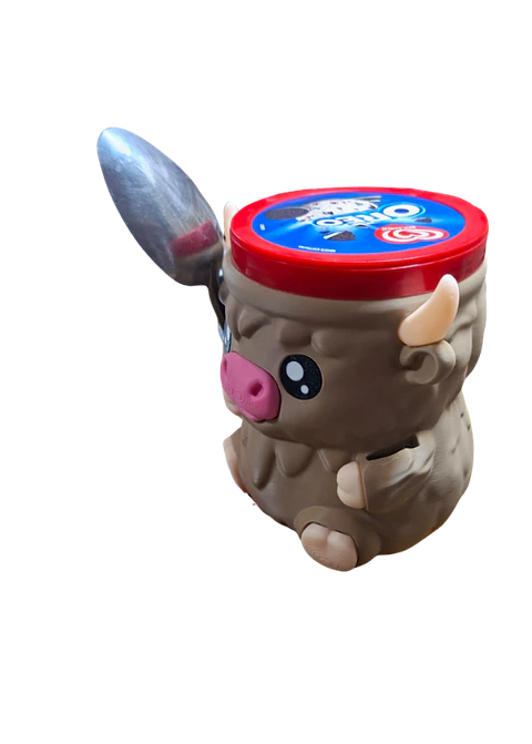 Vaca Highland Porta Helado o Maruchan
