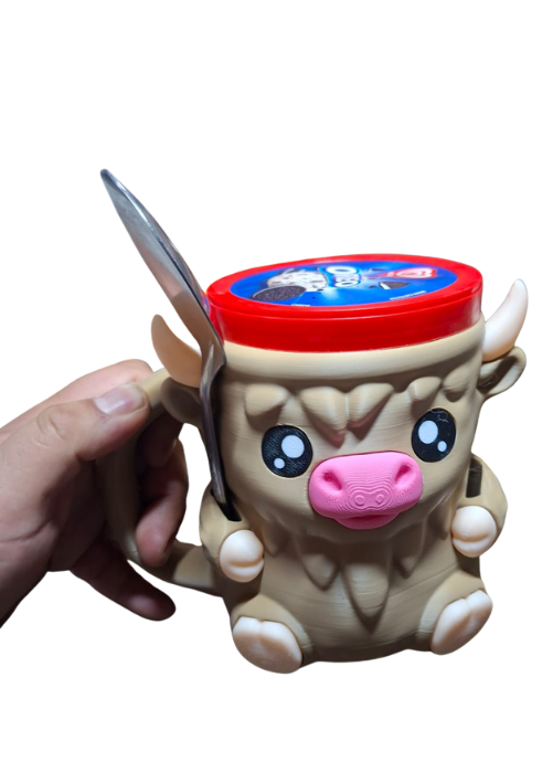 Vaca Highland Porta Helado o Maruchan 3