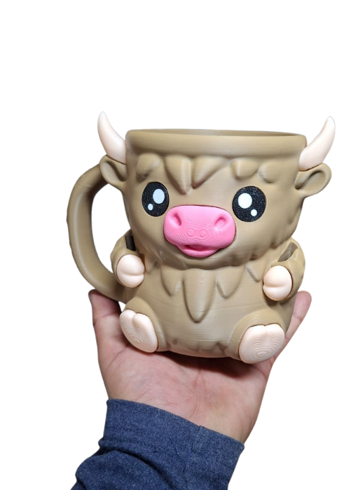 Vaca Highland Porta Helado o Maruchan 4