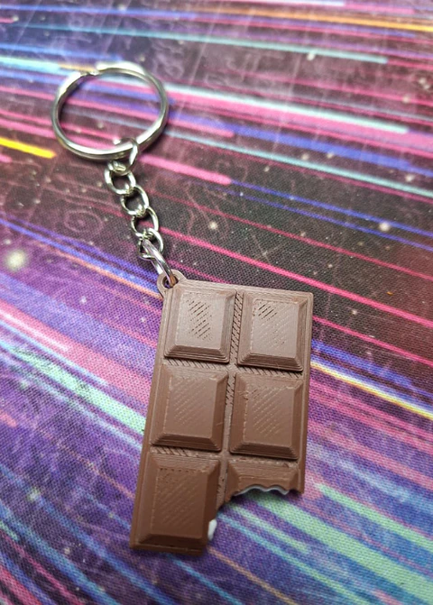 Llavero Barra de Chocolate 