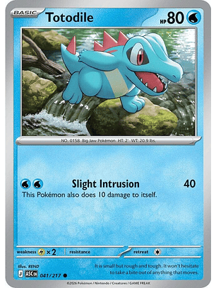 Totodile - 041/217 - ASC