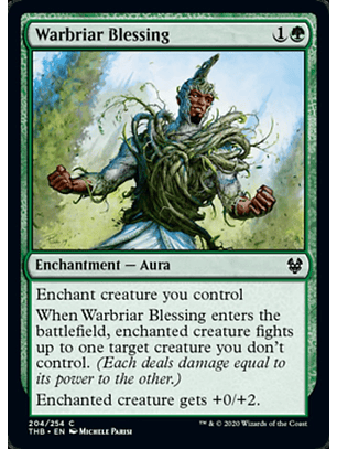 Warbriar Blessing - THB - C 