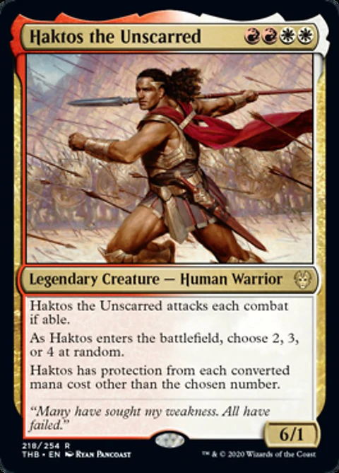 Haktos the Unscarred - THB - R