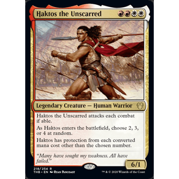 Haktos the Unscarred - THB - R