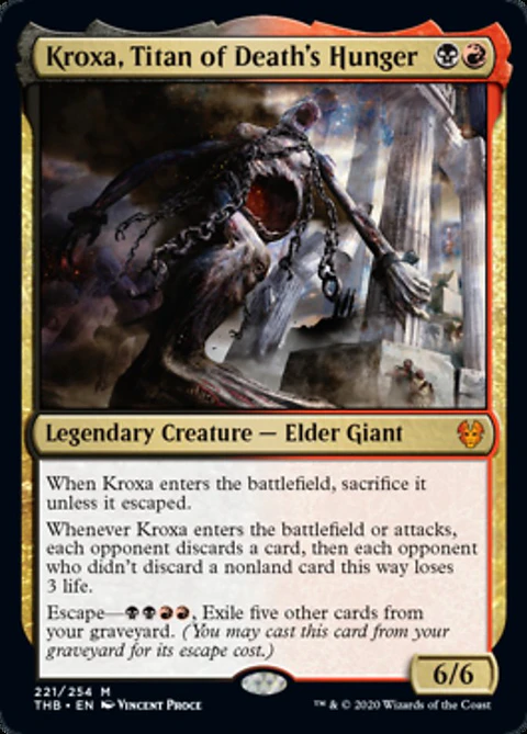 Kroxa, Titan of Death's Hunger - THB - M 