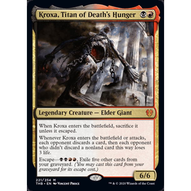 Kroxa, Titan of Death's Hunger - THB - M 