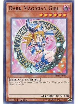 Dark Magician Girl - LED6-EN000 - Common