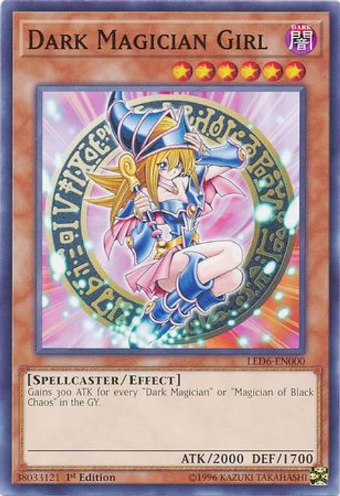 Dark Magician Girl - LED6-EN000 - Common