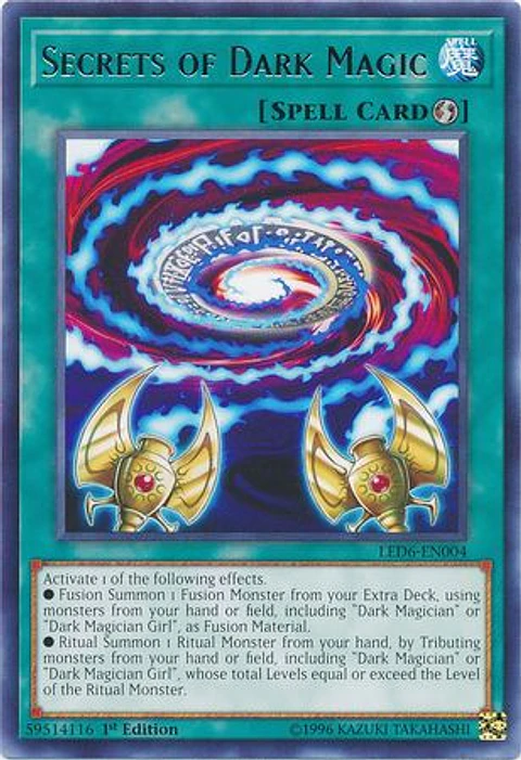 Secrets of Dark Magic - LED6-EN004 - Rare 