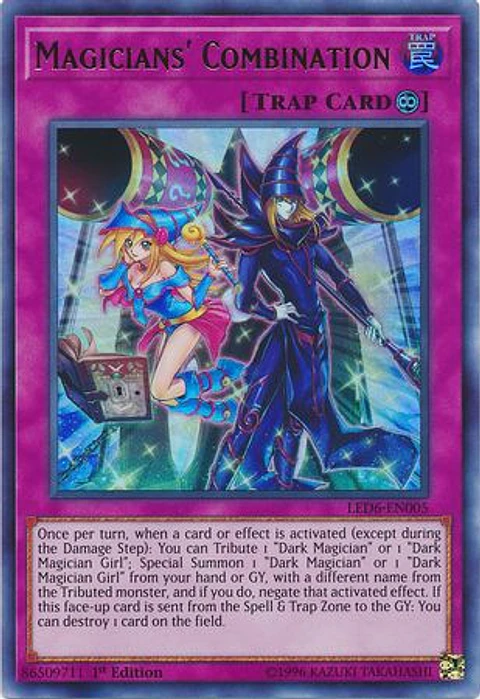 Magicians' Combination - LED6-EN005 - Ultra Rare  