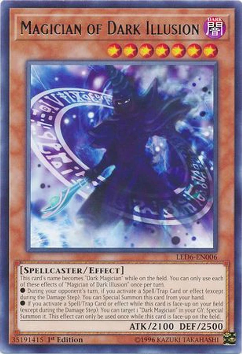 Magician of Dark Illusion - LED6-EN006 - Rare 