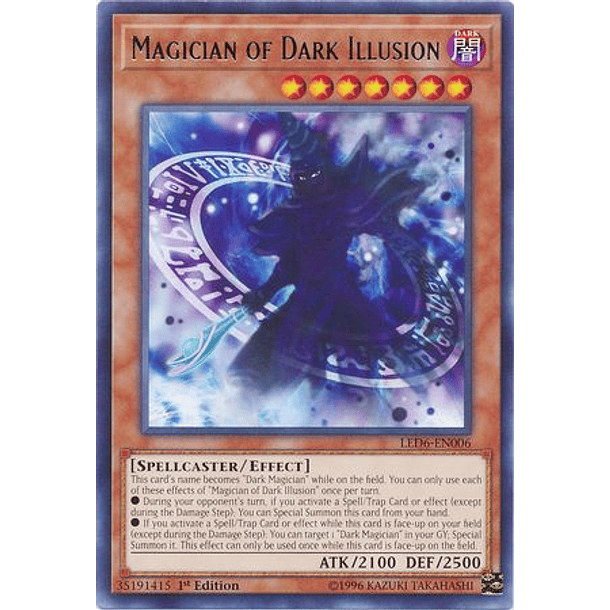 Magician of Dark Illusion - LED6-EN006 - Rare 