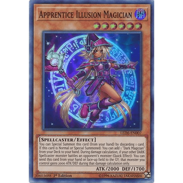 Apprentice Illusion Magician - LED6-EN007 - Super Rare 