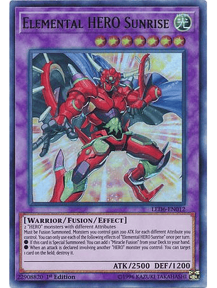 Elemental HERO Sunrise - LED6-EN012 - Ultra Rare