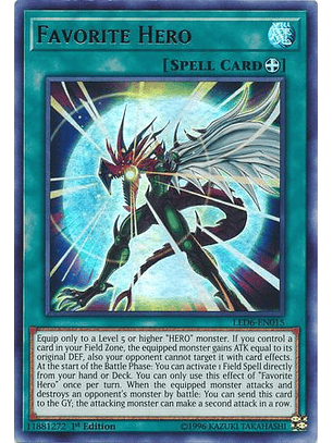 Favorite Hero - LED6-EN015 - Ultra Rare