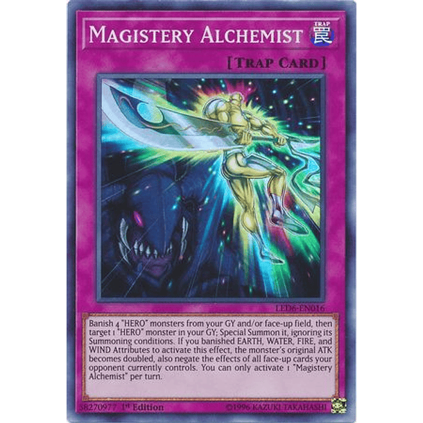 Magistery Alchemist - LED6-EN016 - Super Rare
