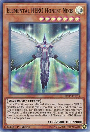 Elemental HERO Honest Neos - LED6-EN019 - Super Rare 1