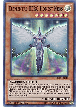 Elemental HERO Honest Neos - LED6-EN019 - Super Rare