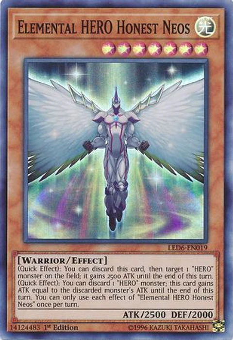 Elemental HERO Honest Neos - LED6-EN019 - Super Rare