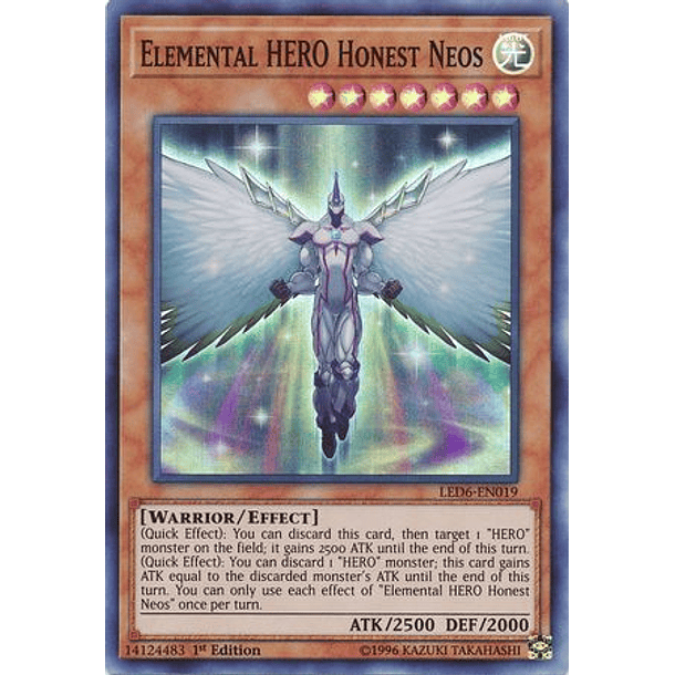 Elemental HERO Honest Neos - LED6-EN019 - Super Rare