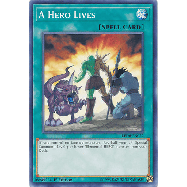 A Hero Lives - LED6-EN022 - Common