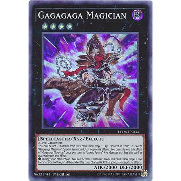 Gagagaga Magician - LED6-EN034 - Super Rare