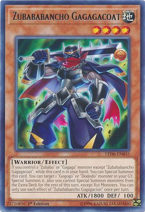 Zubababancho Gagagacoat - LED6-EN035 - Rare 