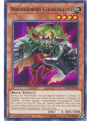 Dodododwarf Gogogoglove - LED6-EN036 - Rare 