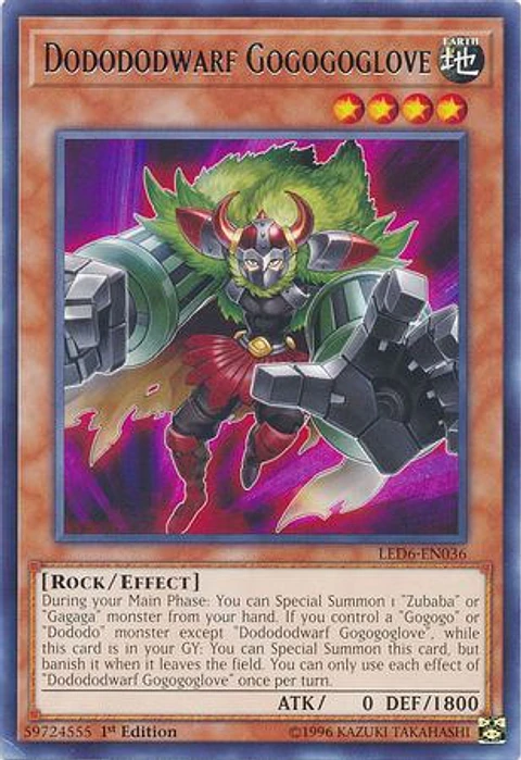 Dodododwarf Gogogoglove - LED6-EN036 - Rare 