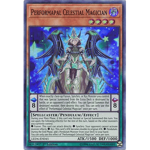 Performapal Celestial Magician - LED6-EN045 - Super Rare 