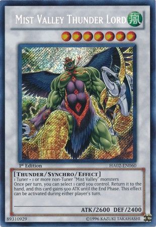 Mist Valley Thunder Lord - HA02-EN060 - Secret Rare 1