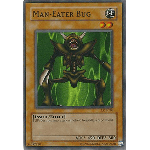 Man-Eater Bug - LOB-108 - Super Rare Unlimited