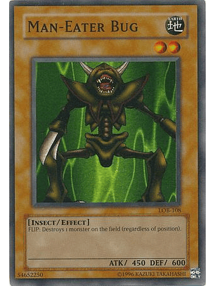 Man-Eater Bug - LOB-108 - Super Rare Unlimited