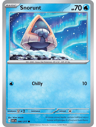 Snorunt - 046/217 - ASC