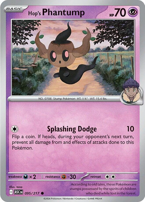Hop's Phantump - 095/217 - ASC