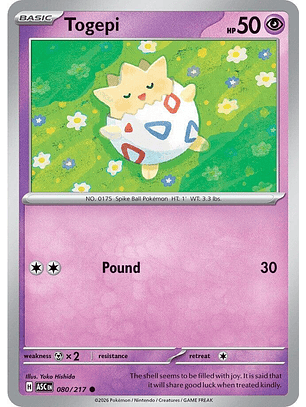 Togepi - 080/217 - ASC