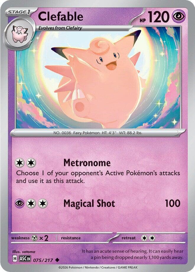 Clefable - 075/217 - ASC 1