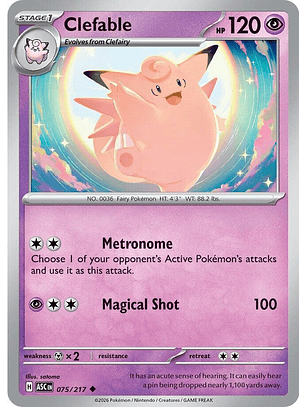 Clefable - 075/217 - ASC