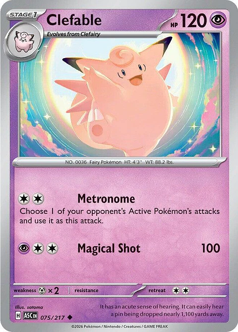 Clefable - 075/217 - ASC